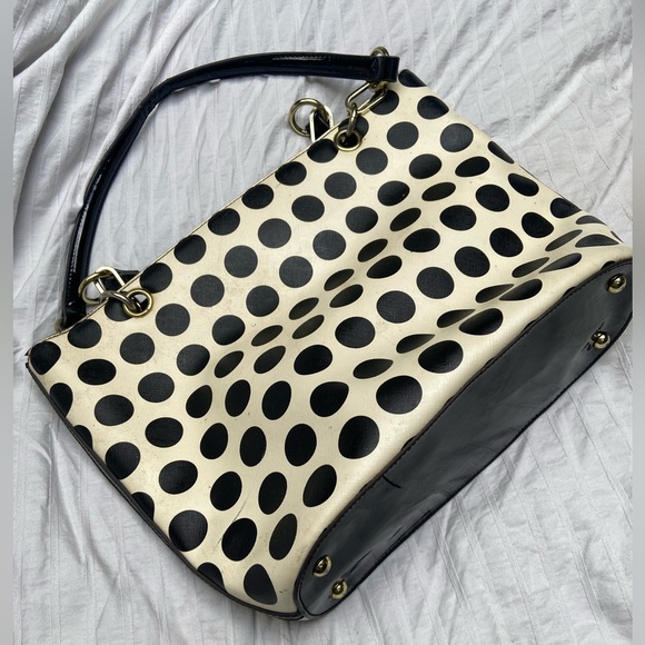 Anne Klein polka dot tote - Picture 7 of 13